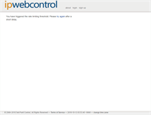 Tablet Screenshot of ipwebcontrol.com